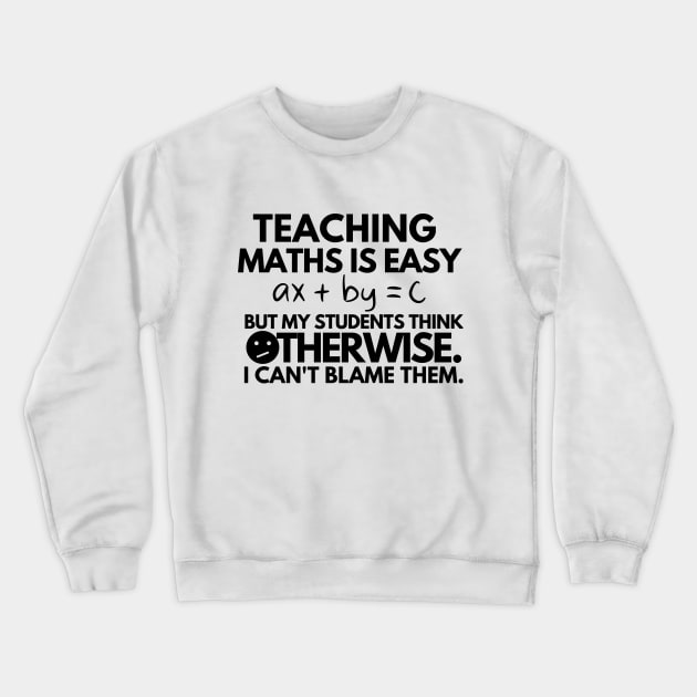 Funny maths! Crewneck Sweatshirt by mksjr